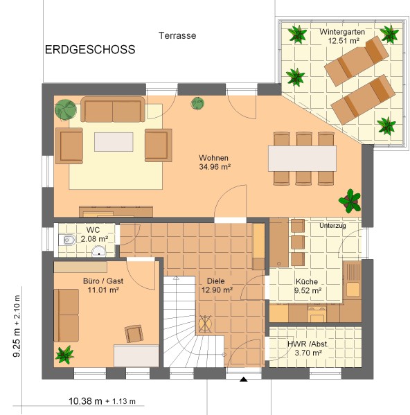 Kowalski-Haus-Leon-Grundriss-Erdgeschoss